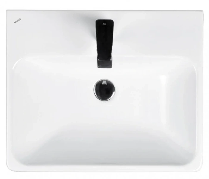 Тумба с раковиной подвесная Акватон Сканди 55 см белая/дуб рустикальный, 55 см - фото 6