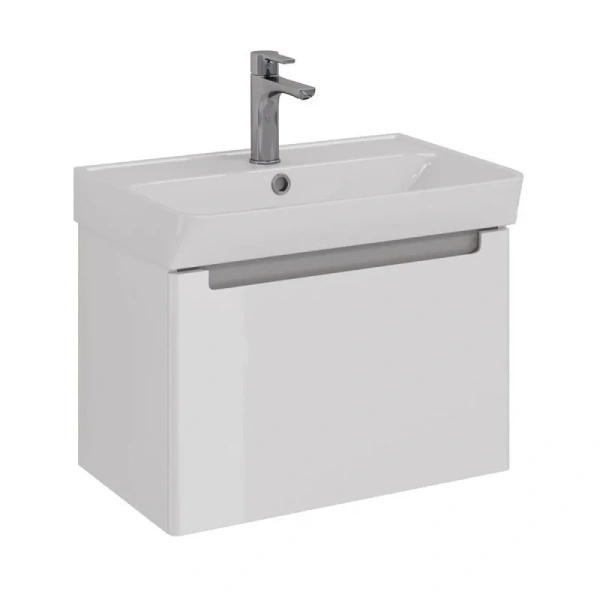 Тумба с раковиной подвесная Lemark Buno Mini LM05BM60T 60 см 1 ящик