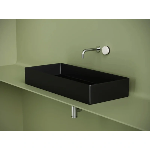 Раковина Ceramica Nova Element 80 см черная - фото 3