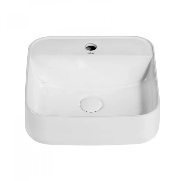 Раковина Abber Rechteck 39 см белая - фото 3