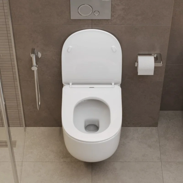 Унитаз подвесной BelBagno Soft-TOR безободковый - фото 4