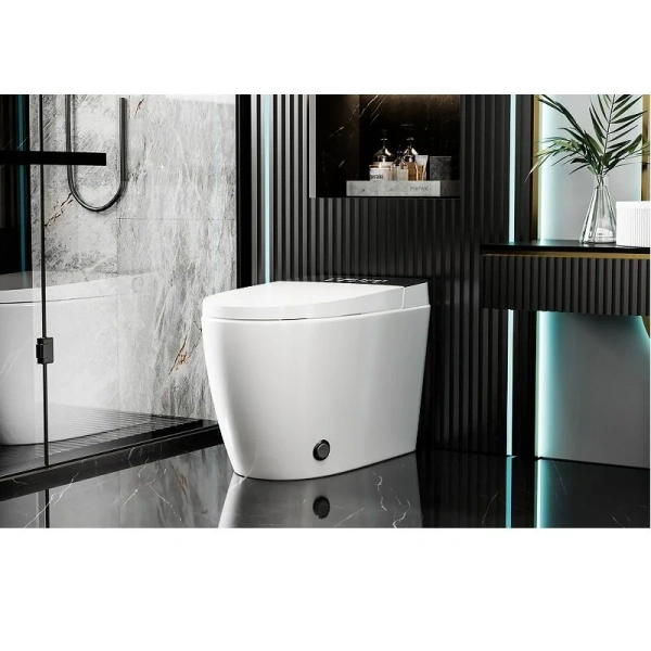 Унитаз напольный Abber Bequem с функцией биде, белые - фото 9