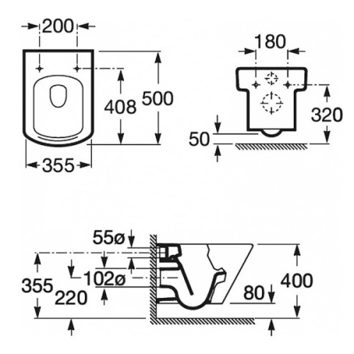 Унитаз подвесной Roca Hall Compacto 346627000 - фото 3