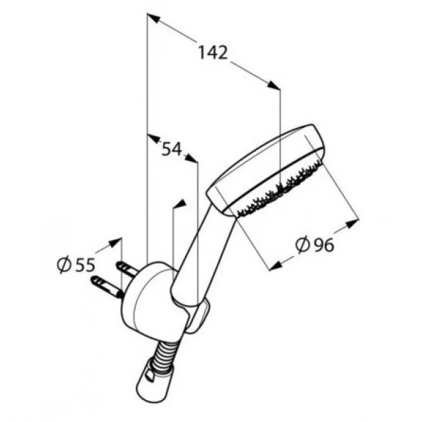 Душевой комплект Kludi Pure&Easy встраиваемый, душевые комплекты, наборы index_1 - фото 7