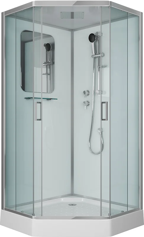Душевая кабина Niagara Premium 90х90 см профиль хром - фото 1