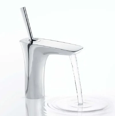 Смеситель для раковины Hansgrohe PuraVida хром/белый, современные, hi-tech - фото 3