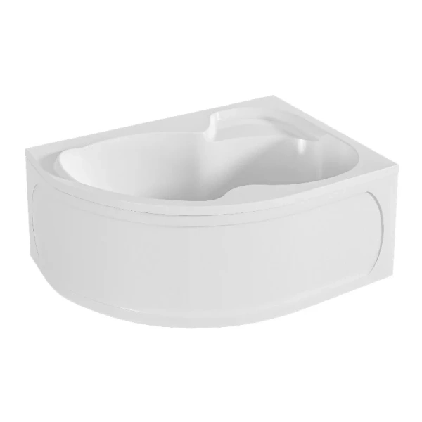 Ванна акриловая 1MarKa Aura 01ау1610лкп/01ау1610пкп, 160 x 105 см, левая/правая, цвет белый, без гидромассажа - фото 5