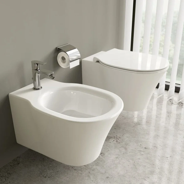 Биде подвесное Ideal Standard Connect Air белое - фото 4
