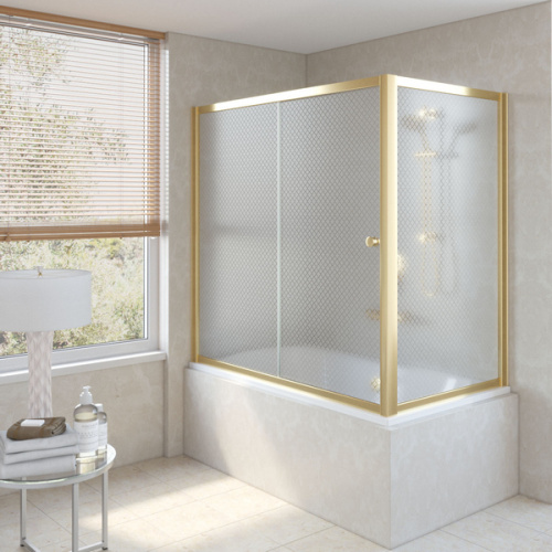 Душевая шторка на ванную стекло ретро Vegas-glass ZV+ZVF 170х80 R04, узорчатые - фото 6