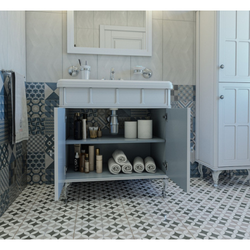 Тумба под раковину напольная Caprigo Borgo 80 см белая, напольная, пристенная - фото 4