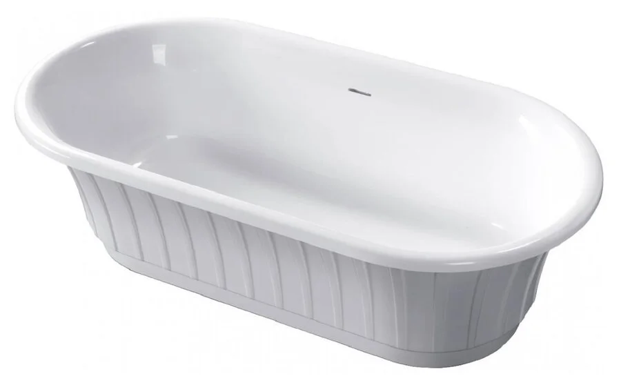 Ванна из искусственного камня Belux Колизей ВК 1750, 4810924267320, 170 x 75 см, белый - фото 1