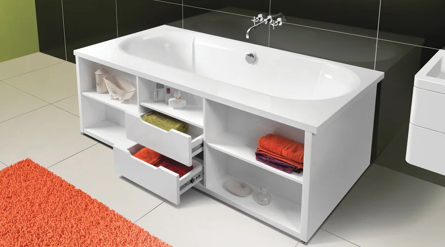 Ванна из искусственного камня Belux Омега 2 ВО2-1700, 4810924219442, 170 x 90 см, белый, приставные, встраиваемые - фото 6