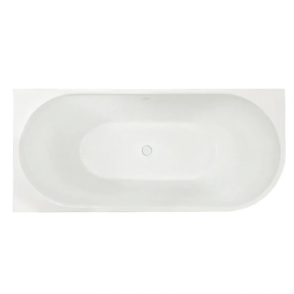 Ванна акриловая Royal Bath Riva RB610312L-WT/RB610312R-WT, 180 x 80 см, левая/правая, цвет белый - фото 4
