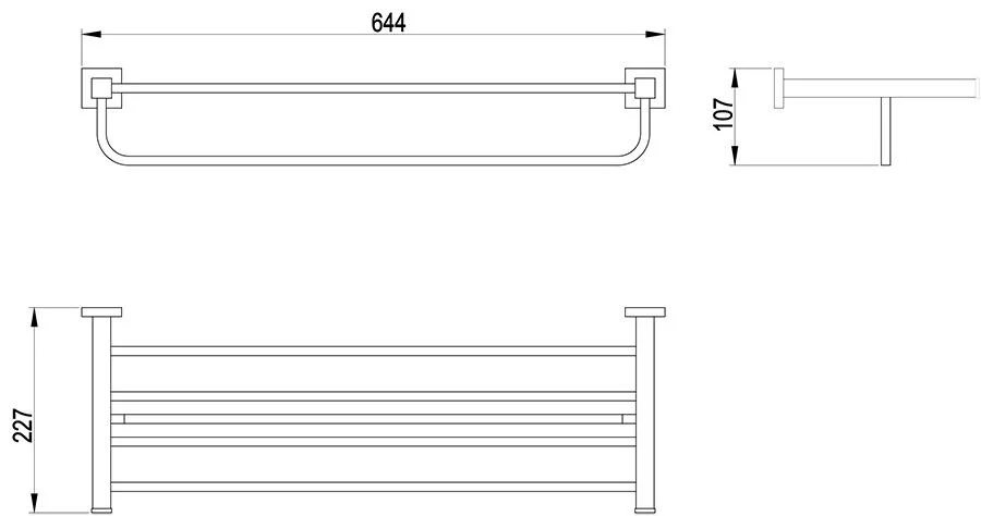 Полотенцедержатель для ванной Timo Selene 10058/00 - фото 2
