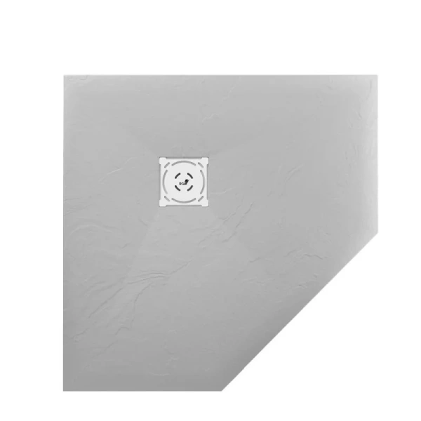 Душевой поддон RGW Stone Tray ST/T 90x90 см бетон, многоугольные - фото 3