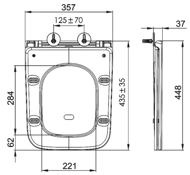 Крышка-сидение с микролифтом BelBagno Ardente-R быстросъемная index_1 - фото 4
