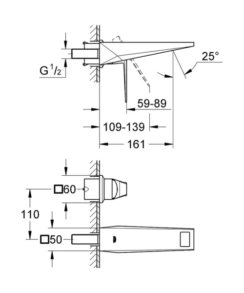 Смеситель для раковины Grohe Allure Brilliant 19781000 - фото 2