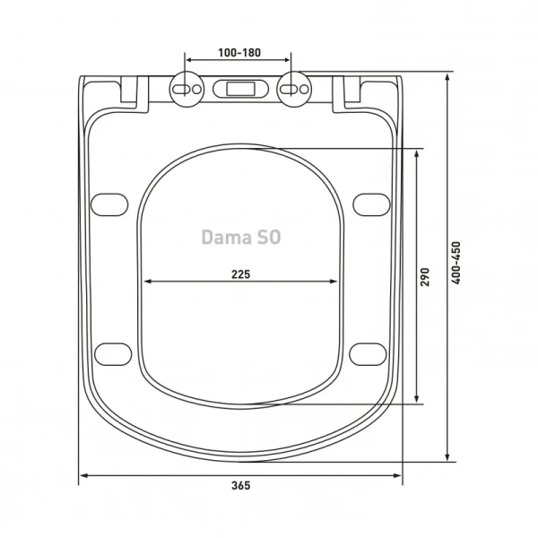 Крышка-сиденье с микролифтом BERGES Dama белая index_2 - фото 7