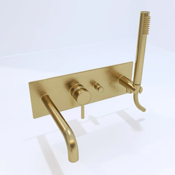 Смеситель для ванны Paffoni Light LIG001 с внутренней частью - фото 4