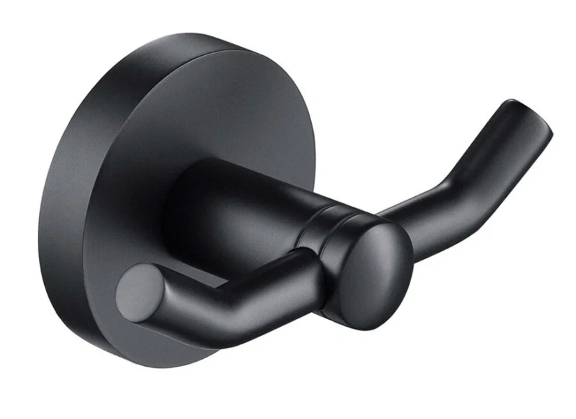 Крючок для ванной Timo Saona черный - фото 1