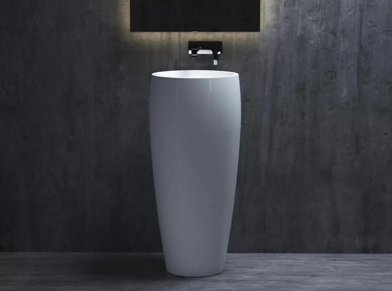 Раковина напольная Salini Armonia 203 47 см глянцевая - фото 3