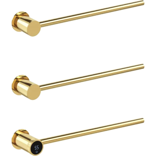Полотенцесушитель электрический Boheme Stick 45x5 см дополнительный элемент, золото - фото 3