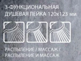 Смеситель для ванны и душа, хром Lemark Atlantiss LM3224C, скрытого монтажа, встраиваемые в стену - фото 6