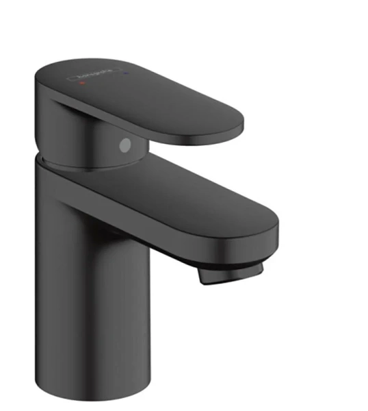 Смеситель для раковины Hansgrohe Vernis Blend матовый черный - фото 1