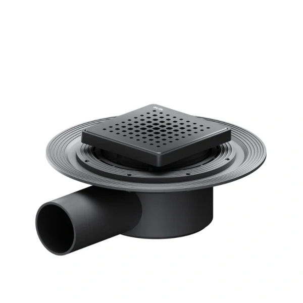 Душевой трап Am.Pm MasterFlow 10 см черный матовый - фото 1