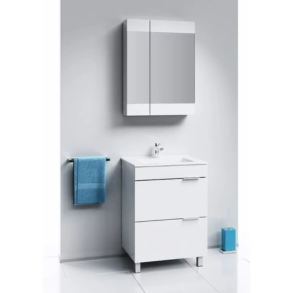 Зеркальный шкаф Aqwella Brig 60 см двухдверный - фото 3