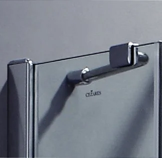 Душевой уголок Cezares Verona 100х80 см стекло рифленое левый - фото 3