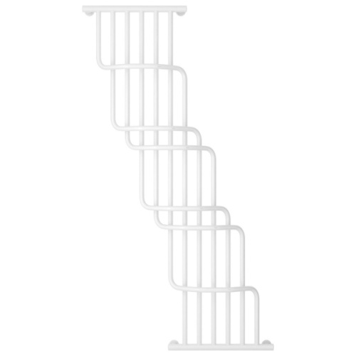 Полотенцесушитель водяной, цвет белый, Сунержа Нега 1700х1000, с нижним подключением - фото 2