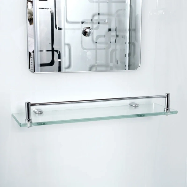 Душевая кабина Deto EM 80x80 см с гидромассажем спины, угловые, недорогие, для дачи, с гидромассажем, c тропическим душем, с вентиляцией, с крышей, маленькие - фото 5