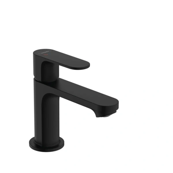 Смеситель для раковины Hansgrohe Rebris матовый черный - фото 1