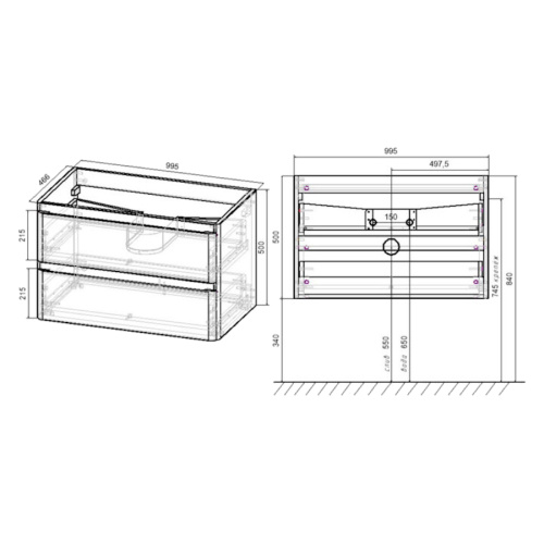 Схема, подвесная, пристенная - фото 4