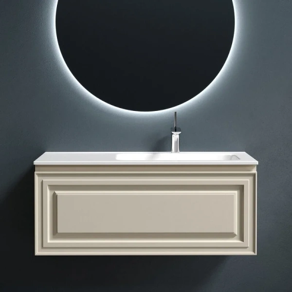 Тумба с раковиной подвесная Sancos Very VR100 см с ящиком, подвесная, пристенная - фото 4