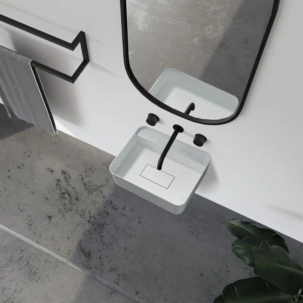 Раковина Abber Stein 50 см белая матовая, 50 см - фото 6