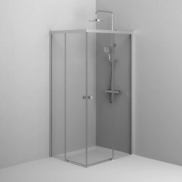 Душевой уголок Am.Pm X-Joy 100x80 см профиль хром, стекло прозрачное, прозрачные - фото 8