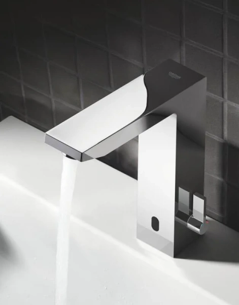 Смеситель для раковины сенсорный Grohe Eurocube 36440000, округлая форма - фото 5