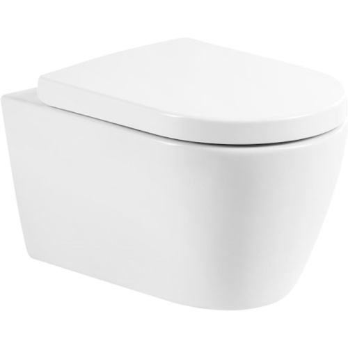 Унитаз подвесной BelBagno Marino безободковый, белые - фото 6