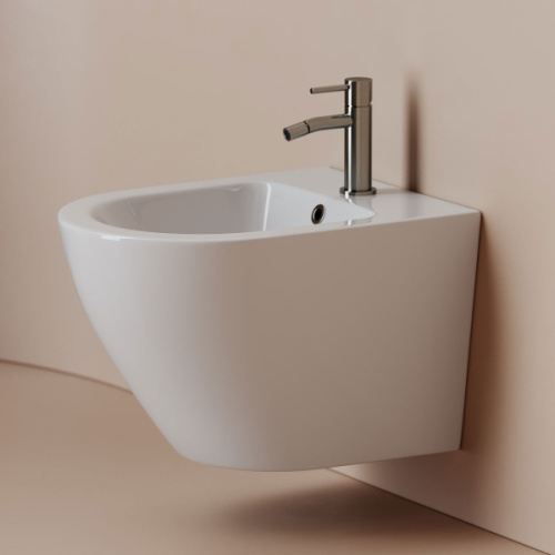 Биде подвесное Ceramicanova Alba белое - фото 2