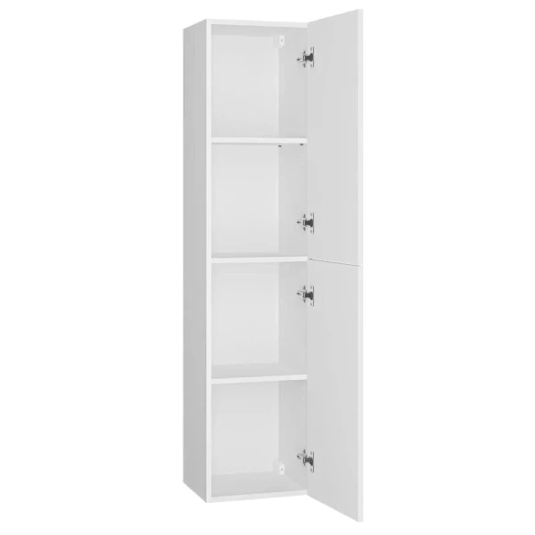 Шкаф-пенал подвесной Misty Ненси 35 см белый, белые - фото 7