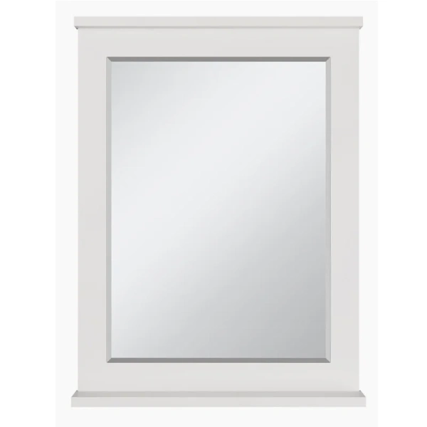 Зеркало Misty Марта 60 см белое глянцевое - фото 1