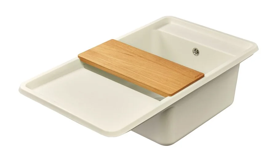 Мойка для кухни Акватон Беллис 78 см жемчуг, нет в наличии - фото 8