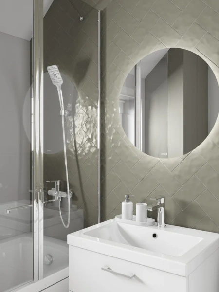 Смеситель для ванны Cersanit Brasko хром - фото 2