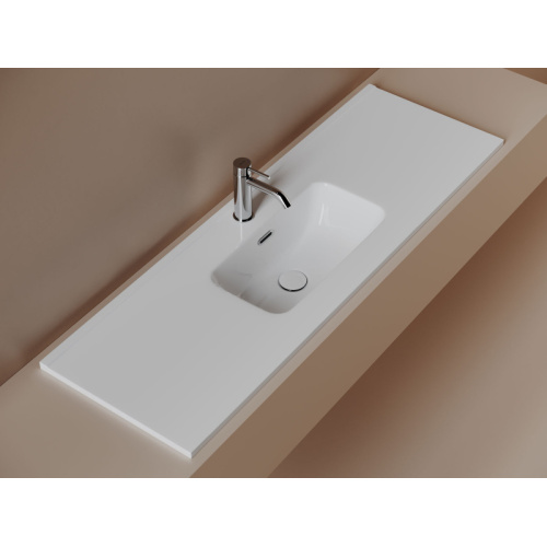 Раковина Ceramicanova Compact 120 см белая, современные, hi-tech - фото 2