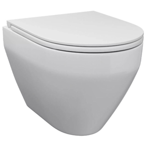 Унитаз с инсталляцией Am.Pm Spirit с клавишей глянцевый хром и сиденьем микролифт  - фото 3