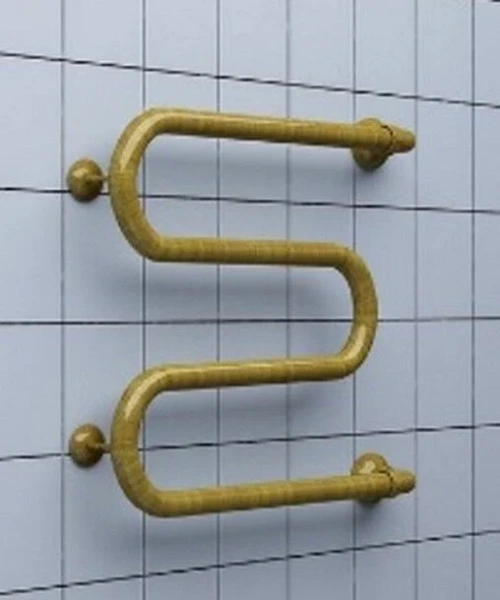 Полотенцесушитель водяной Ника Simple 60x50 см с боковым подключением, современные, hi-tech - фото 2