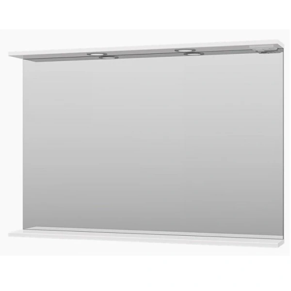 Зеркало с подсветкой Misty Енисей 105 см белое - фото 3