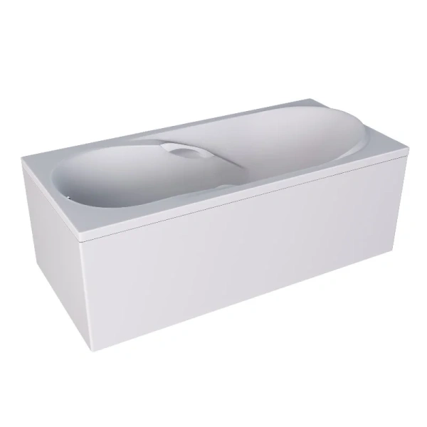 Ванна акриловая 1MarKa Medea 01ме1570кс2+, 150 x 70 см, цвет белый - фото 1